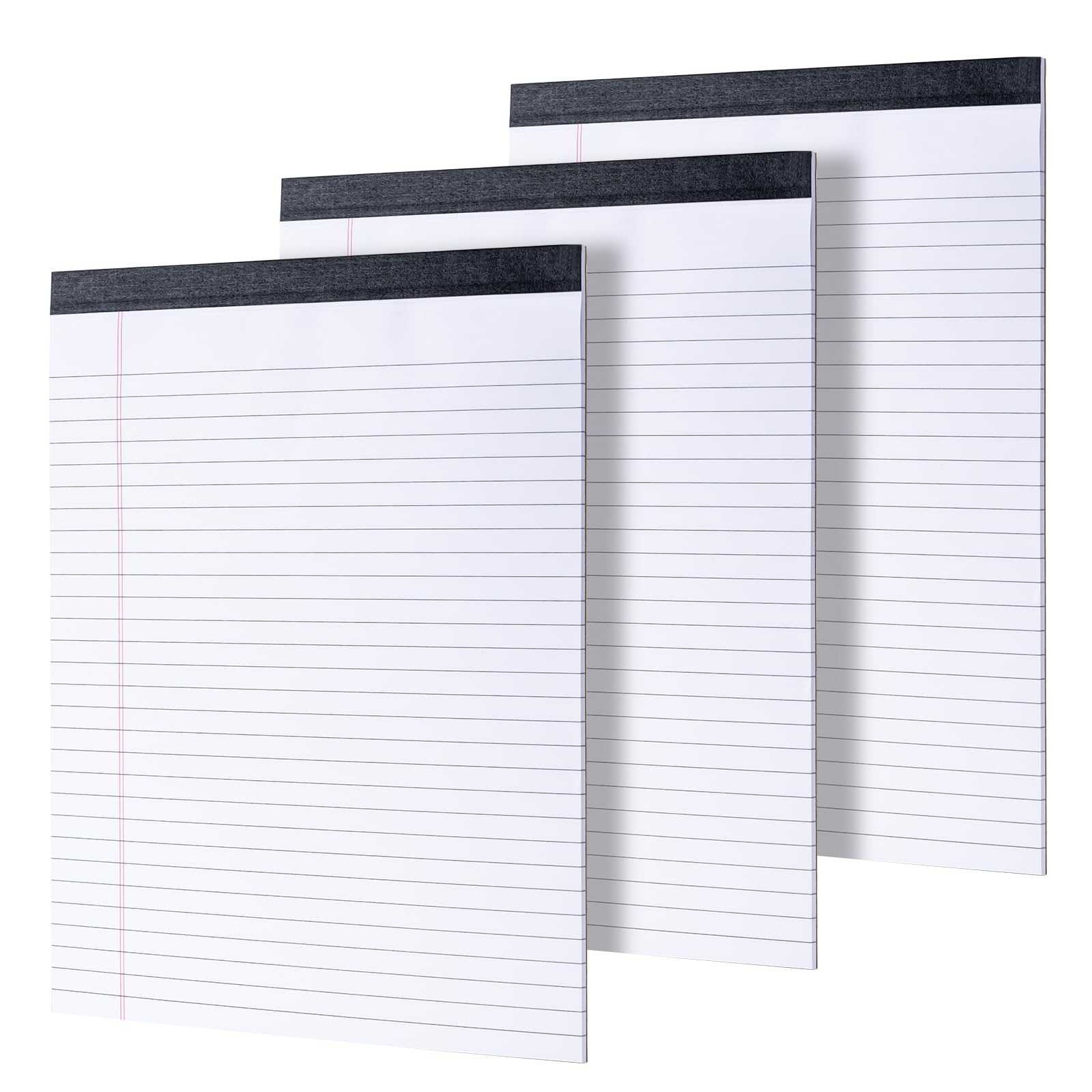 3 Pack Legal Pads 8 5 x 11 Notepads 8 5 x 11 Inch 30 Sheets Pack White
