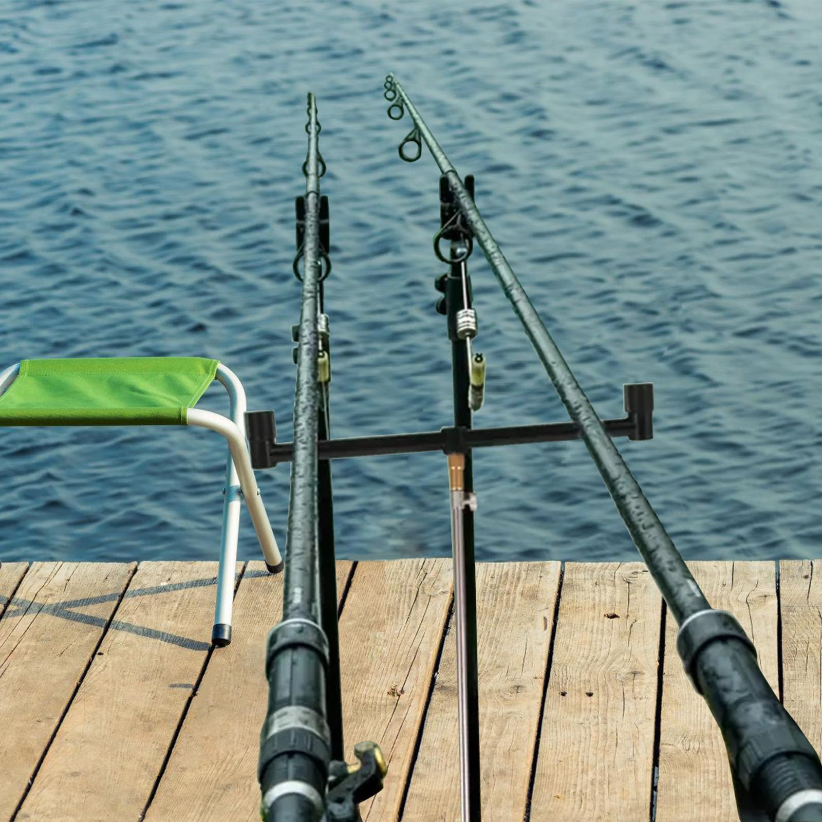 Generisch Bancos de pesca de carpas de repuesto, 2 cabezas
