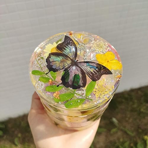 Miniatura 7 de FUNSHOWCASE Caja de almacenamiento giratoria, juego de moldes de silicona de resina epoxi, organizador de 6 capas con tapa y rodamientos,