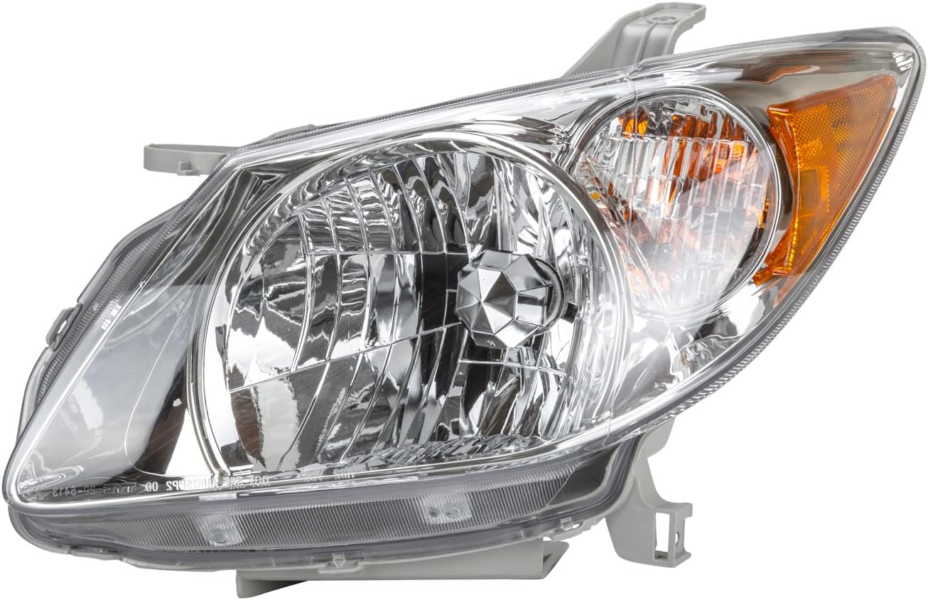TYC Left Headlight Assembly Compatible with 2005-2008 Pontiac Vibe