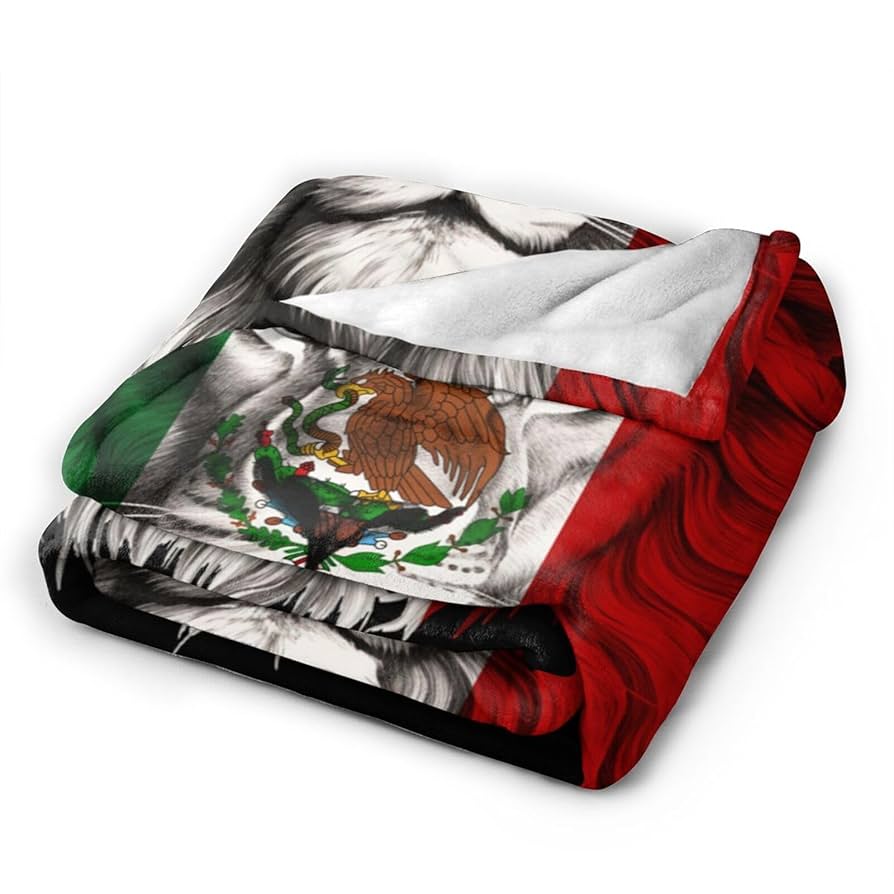 Amazon.com: Mexico Mexican Mex Lion Flag Blanket Soft Throw