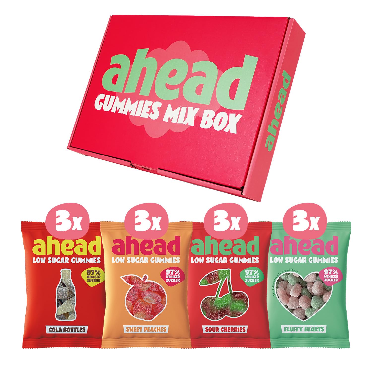 Ahead Fruchtgummi Mixbox 12 x 50g