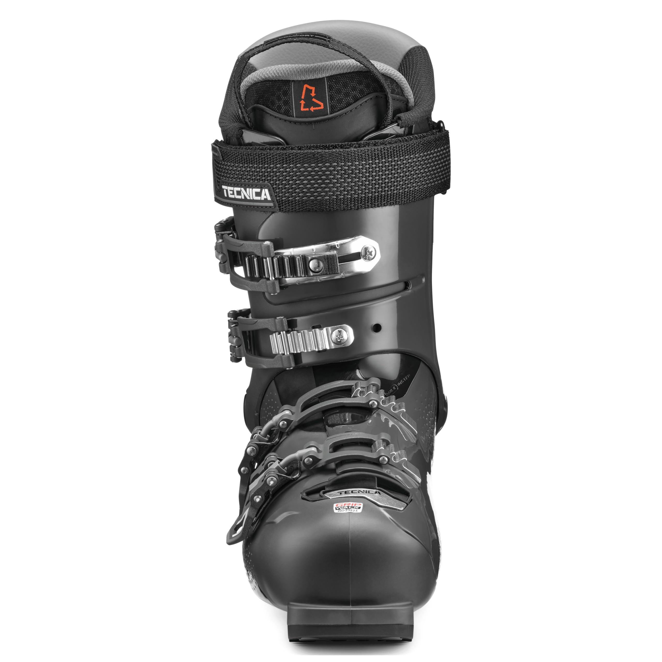 Tecnica Mach Sport HV 90 All Mountain/Sport Performance Men's Downhill Ski Boot (Race Grey, 26.5)