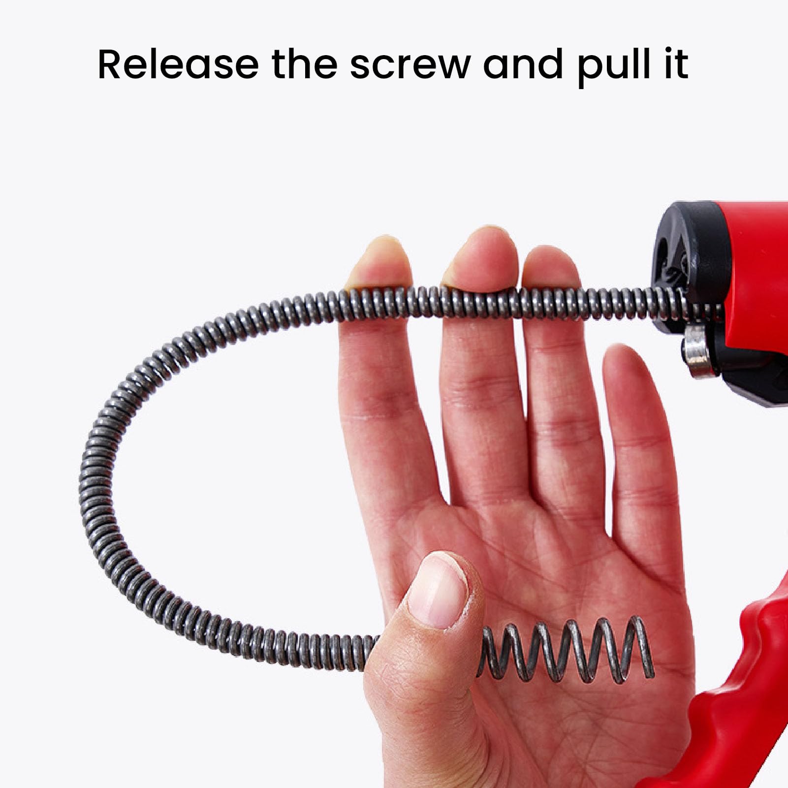 Serpiente De Drenaje, Serpiente De Acero Flexible Para Desatascos Herramienta Manual O Motorizada Para Quitar Pelos Del Desagüe Para Desatascar Fregaderos Y Desagües De Cocina