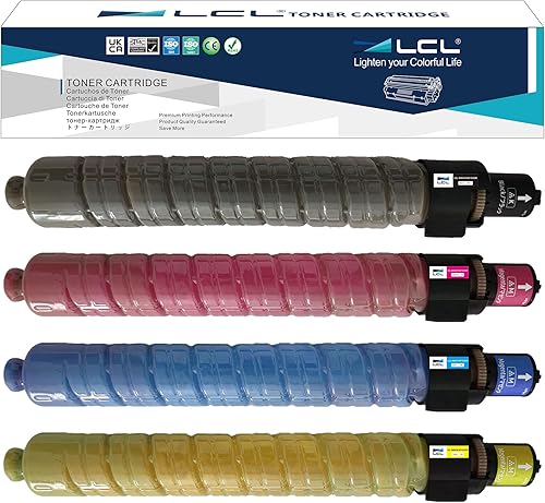 LCL Cartucho de tóner compatible para Ricoh 888636 888637 888638 888639 MP C2000 MP C2500 MP C3000 DSC525 DSC530 LD425C LD430C C2525 C3030 Aficio MP