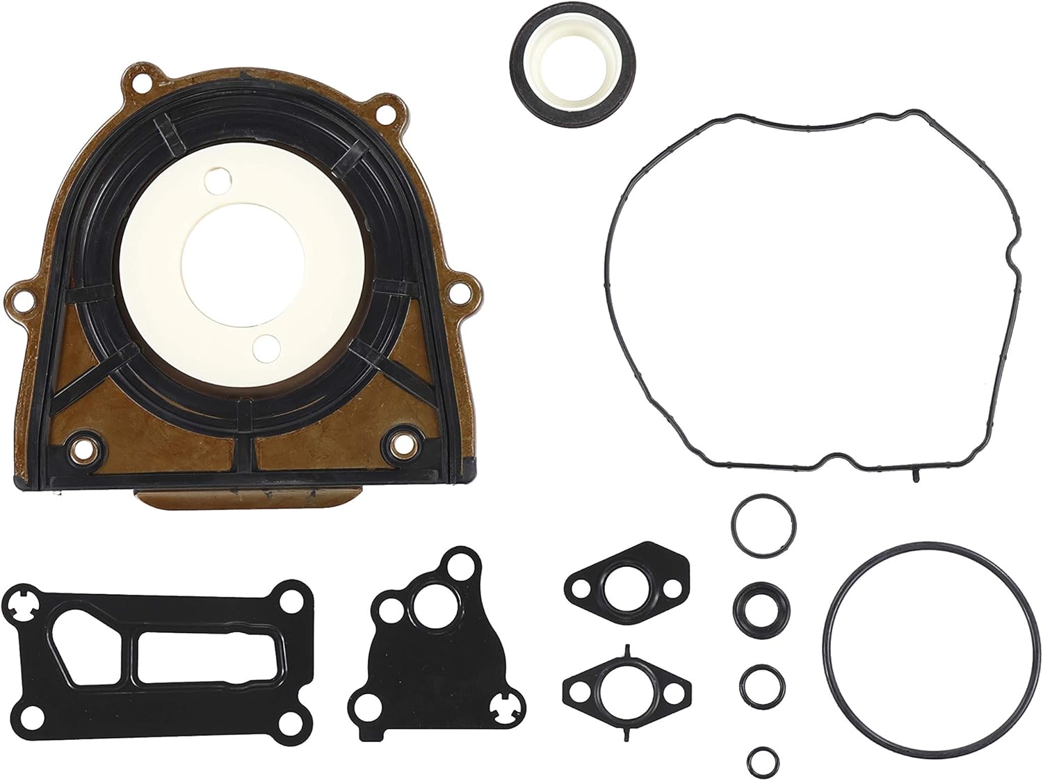 DNJ LGS4032 Lower Gasket Set for 2001-2022 Ford, Lincoln, Mazda, Mercury 3, 5, 6 2.0L-2.3L L4 16V DOHC 1999cc