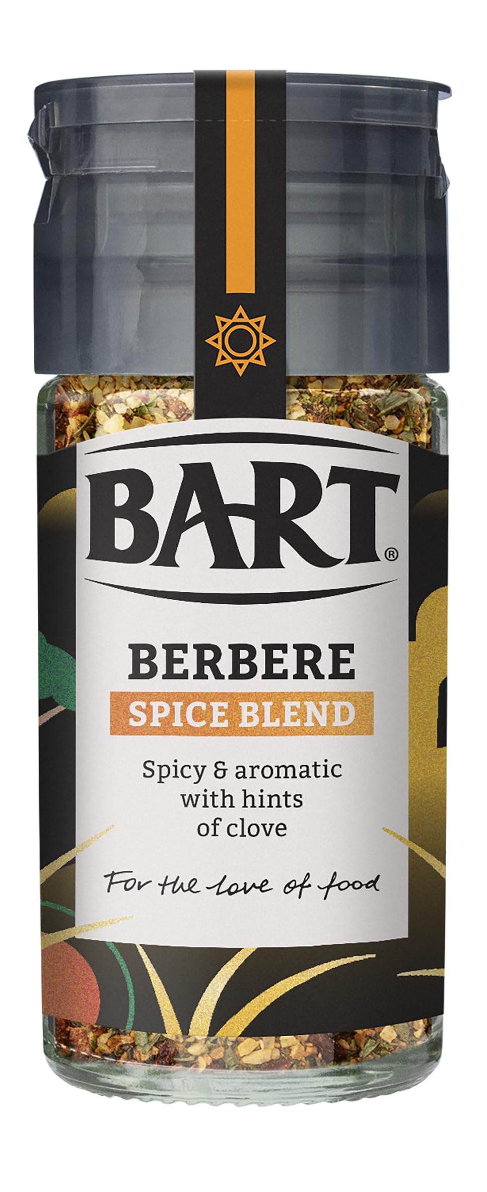 BART Berbere Spice Blend - Pack of 6 x 43g - Hot & Fiery, Ideal for Ethiopian Inspired Cooking - Spice Rack Essentials