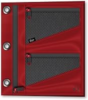 Vista 7 de iScholar Jumbo Expandable Pencil Pouch, 3 Pockets, Color Will Vary (55035)