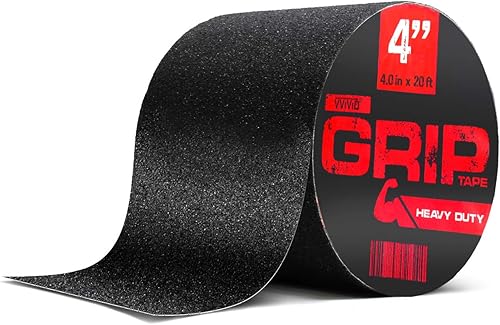 VViViD Rollo de cinta de agarre autoadhesivo antideslizante y resistente (4 x 20 pies)