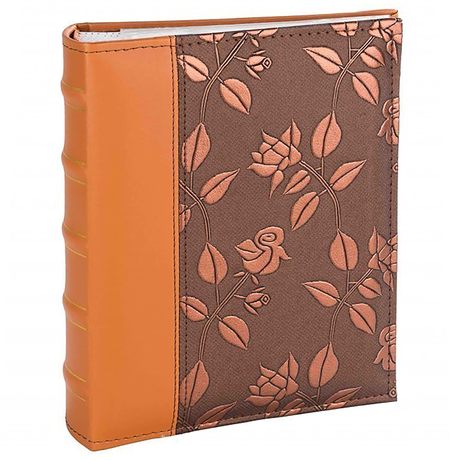 Victoria Collection Nature Inspired 6x4 Photo Album - Choose Your Fotoalbum Design for 200 4x6 Size Pictures | Easy to Use Slip In Method with Long Lasting Pockets & Extra Space for Memos