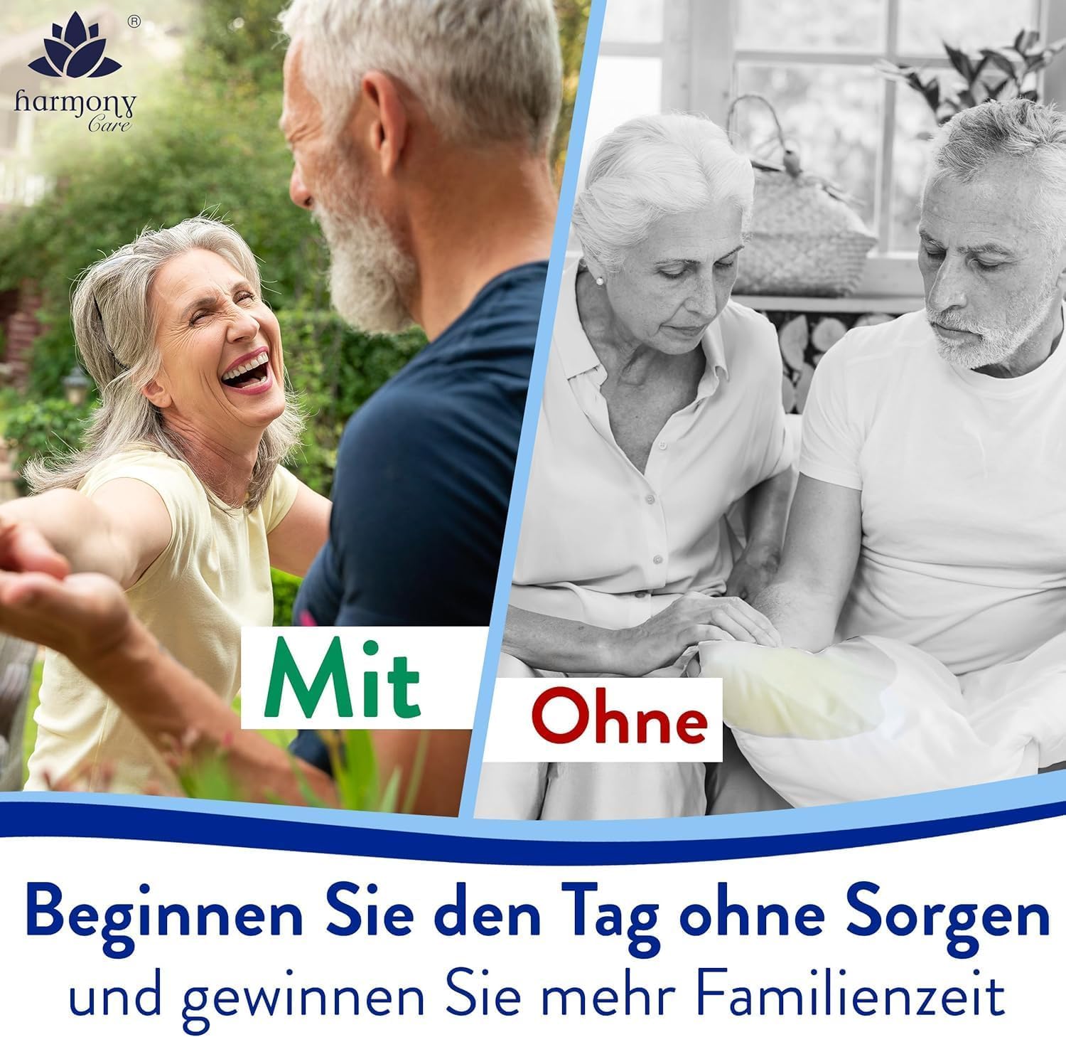 Harmony Care® Inkontinenzunterlage waschbar 90x160 cm [mit Anti-Rutsch-Noppen] - 2X rutschfeste Inkontinenzauflage - atmungsaktive Inkontinenz Bettunterlage