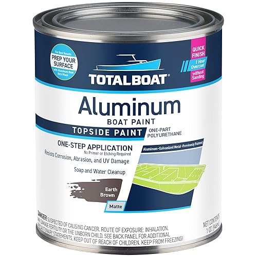 Miniatura 1 de TotalBoat Pintura de aluminio para lanchas, barcos bajos, barcos, barcos anfibios, barcos Jon y pontones
