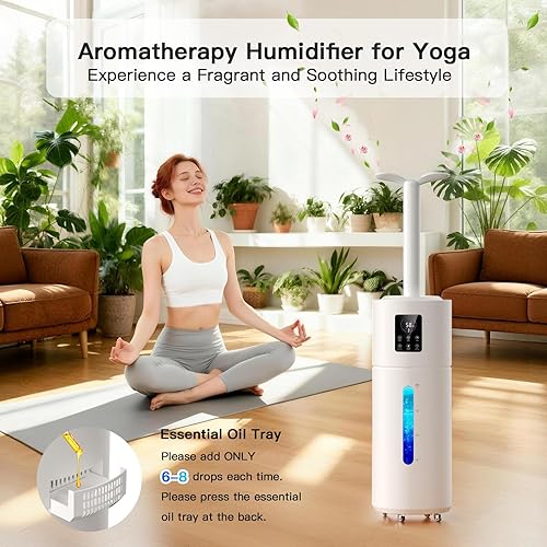 Miniatura 7 de Smart Humidifiers for Large Room Bedroom Home 1800 sq.ft, 17L4.5Gal Large Humidifier with Extension Tube & 3 Mist Modes, Top Fill Whole House Cool