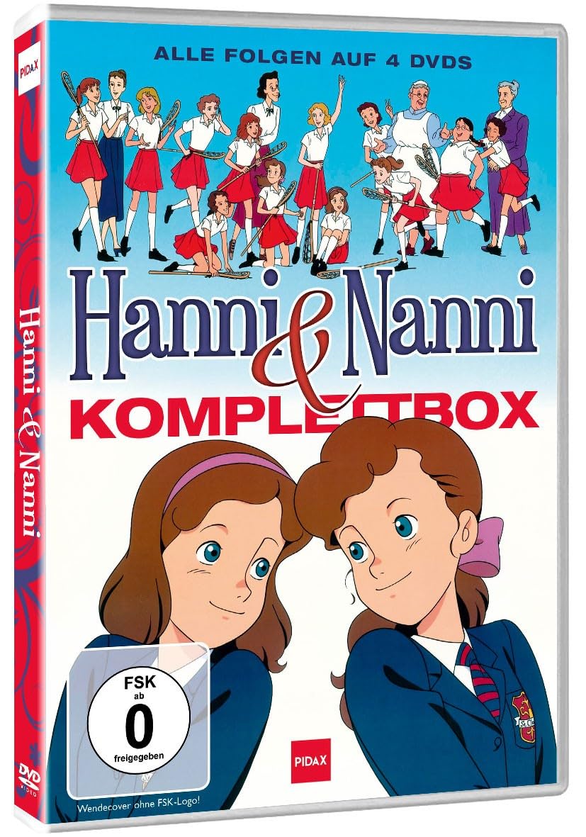 Hanni und Nanni - Komplette Anime / Zeichentrick Serie mit 26 Folgen - Pidax Animation - Slice of Life - Comedy [4 DVDs]