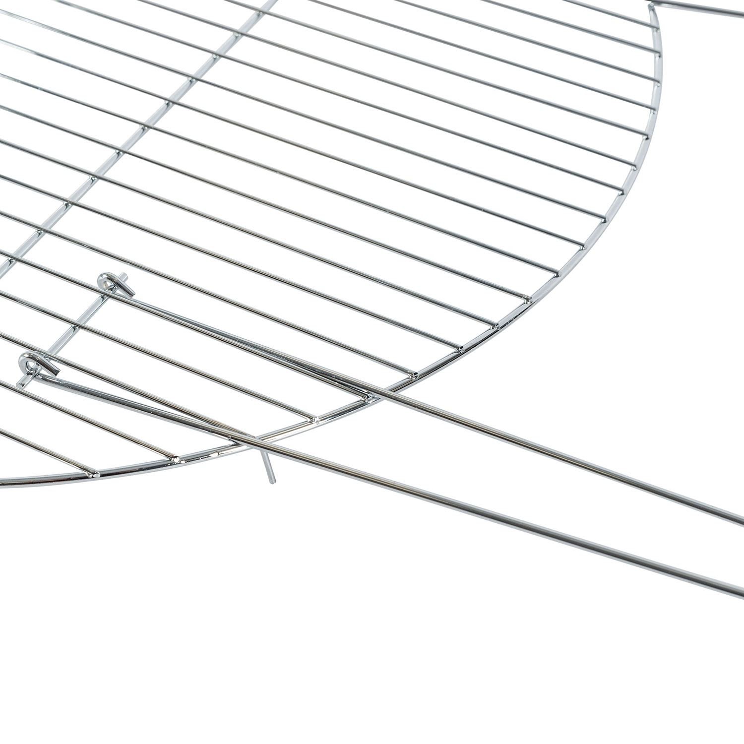 HOMESCAPES HOMESCAPES - Barbecue grill 60 cm in diameter in use