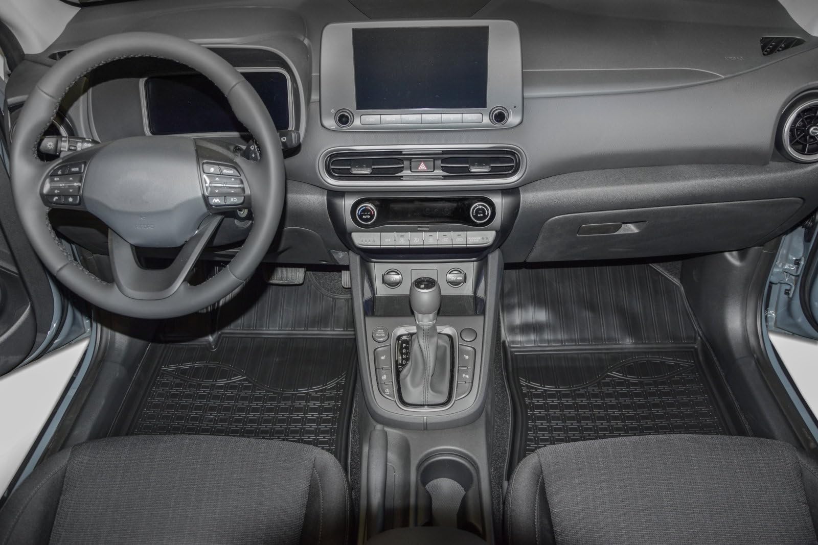 J&J AUTOMOTIVE | 3D Tappeti Tappetini Per Auto In TPE Gomma Premium Su Misura Per Optima 2016-2020, Bordo di 4cm, Nero, Inodore, Set 4 Pz