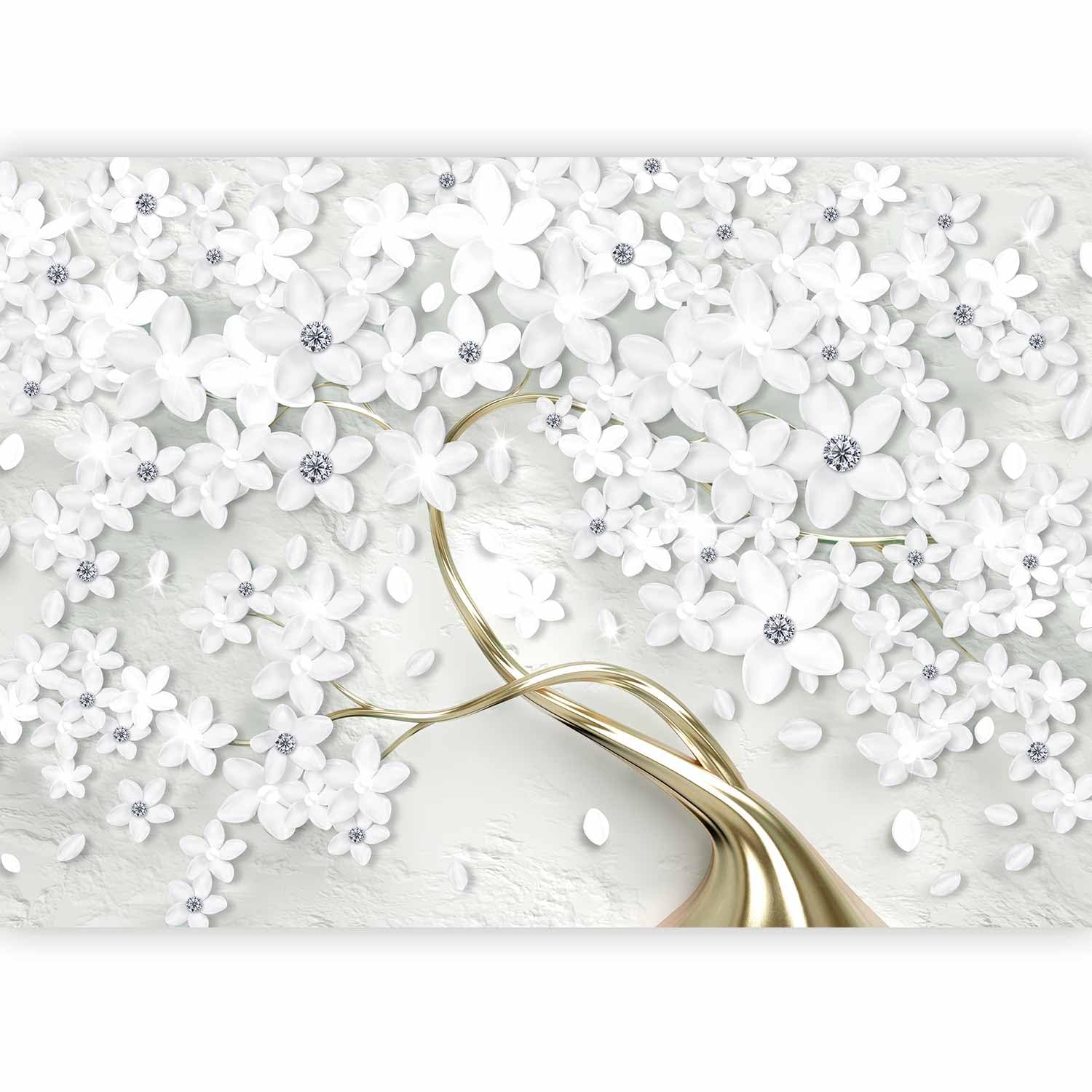 murando Photo Wallpaper Magnolias 343x256 cm / 135" x 96.5" Peel and Stick — image 1