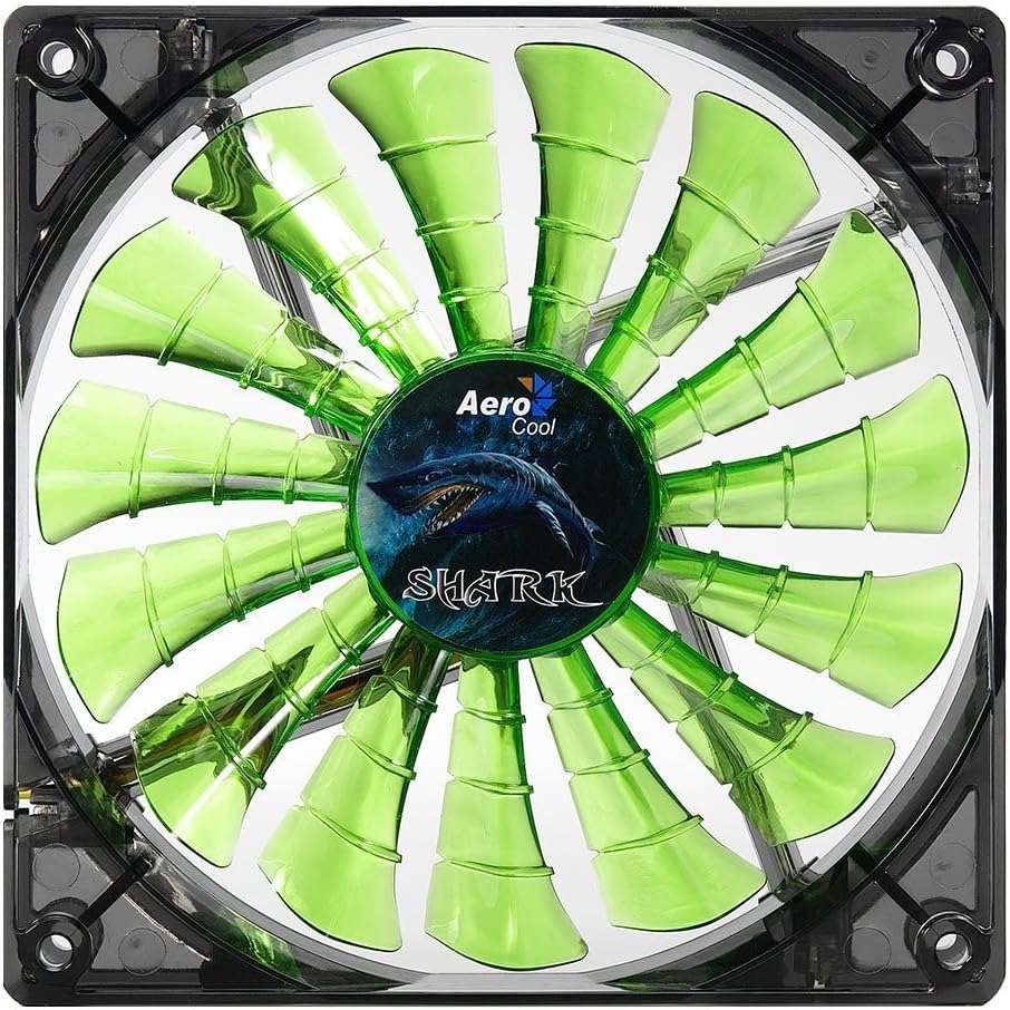 Aerocool SharkFan Evil LED Fan 140 mm Green