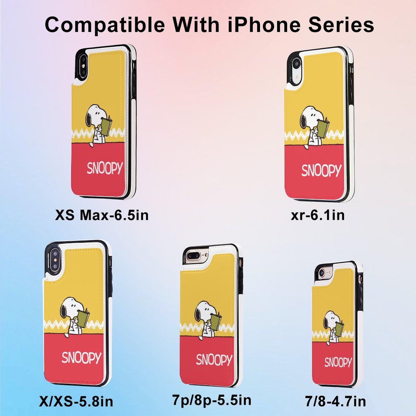 Amazon.co.jp: iPhoneX/XS ケース 手帳型 スヌーピー