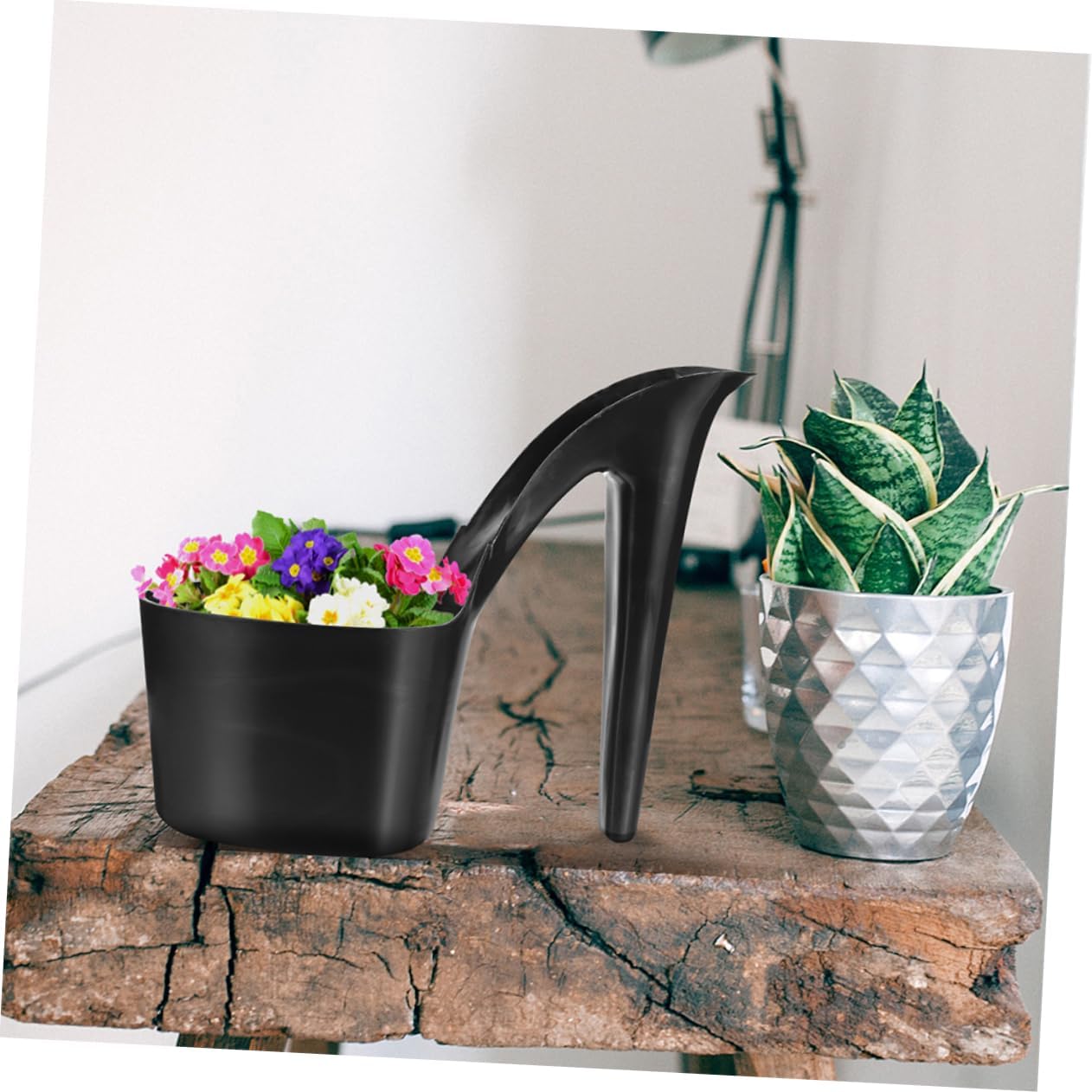 4pcs High Heel Planter Creative Desktop Pot Stylish Decorative for Indoor Plants Unique Garden Pots for Home Decor