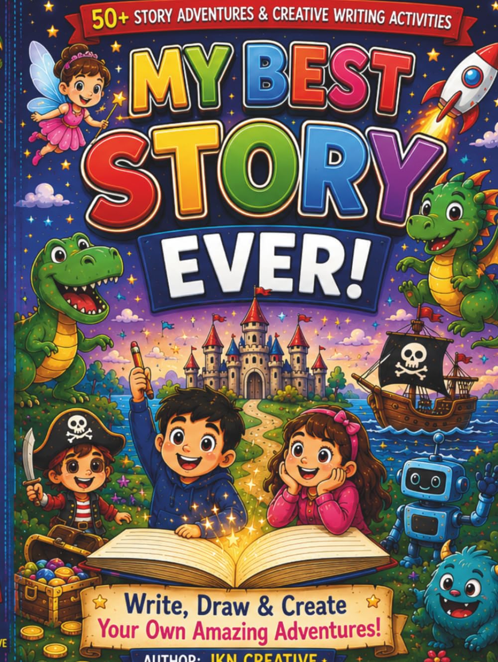 My Best Story Ever!: Write, Draw & Create Your Own Adventures | Creative Writing Workbook, Story Starters & Storytelling Activities for Kids Ages 6–12