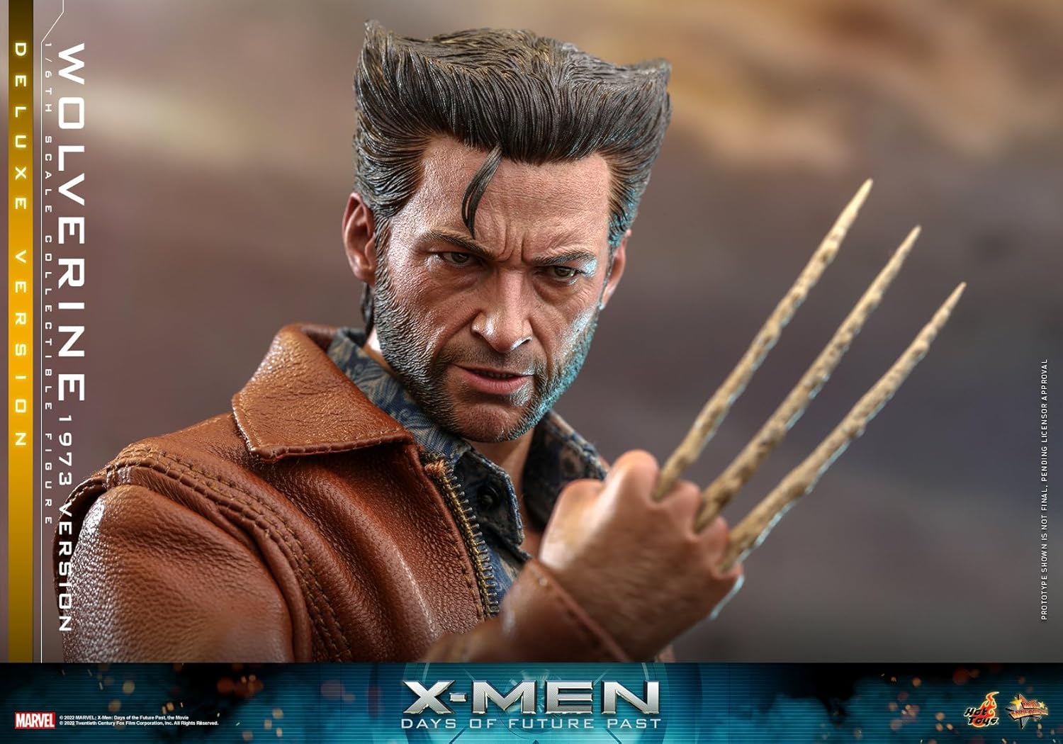 Hot Toys X-Men Days of Future Past figurine Movie Masterpiece 1/6 Wolverine (1973 Version) Deluxe Version 30 cm