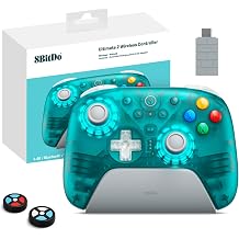 8Bitdo Ultimate 2 Wireless 2.4G Controller Transparent Blue