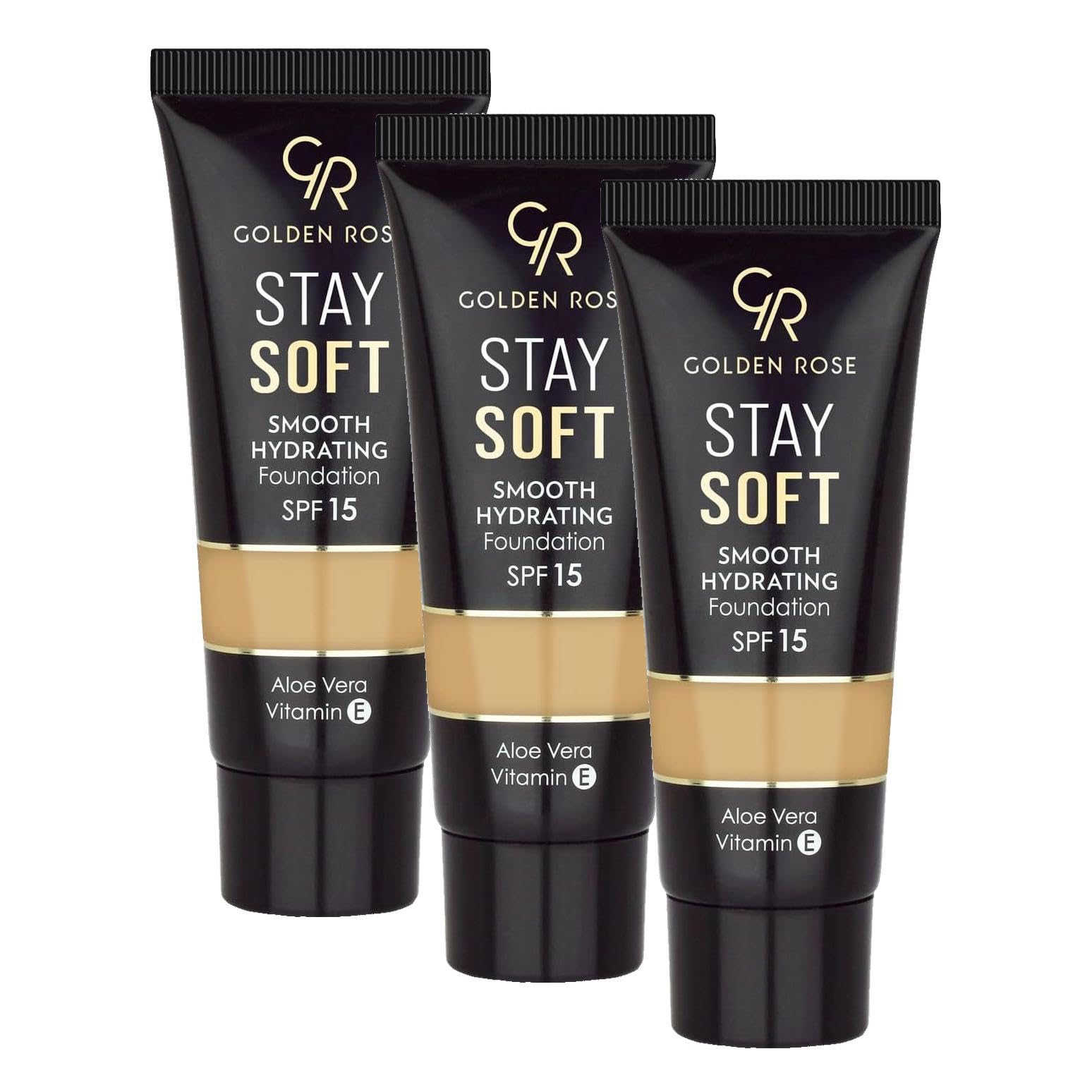 Golden Rose Stay Soft Smooth Hydrating Foundation No:209 - Nemlendirici Fondöten (3 paketi)