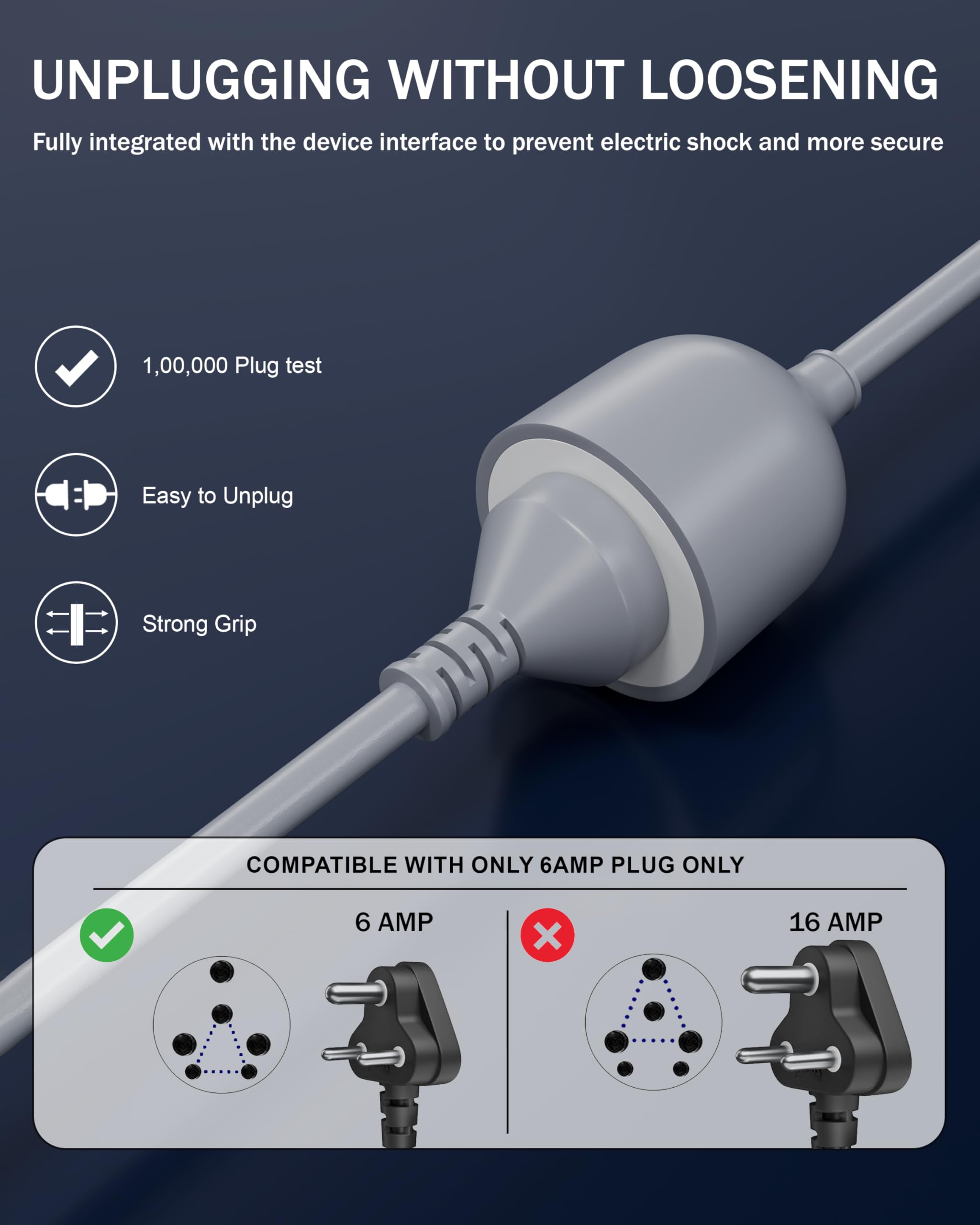 FEDUS 5m Heavy Duty Extension Cord - Power Tools & Appliances -7