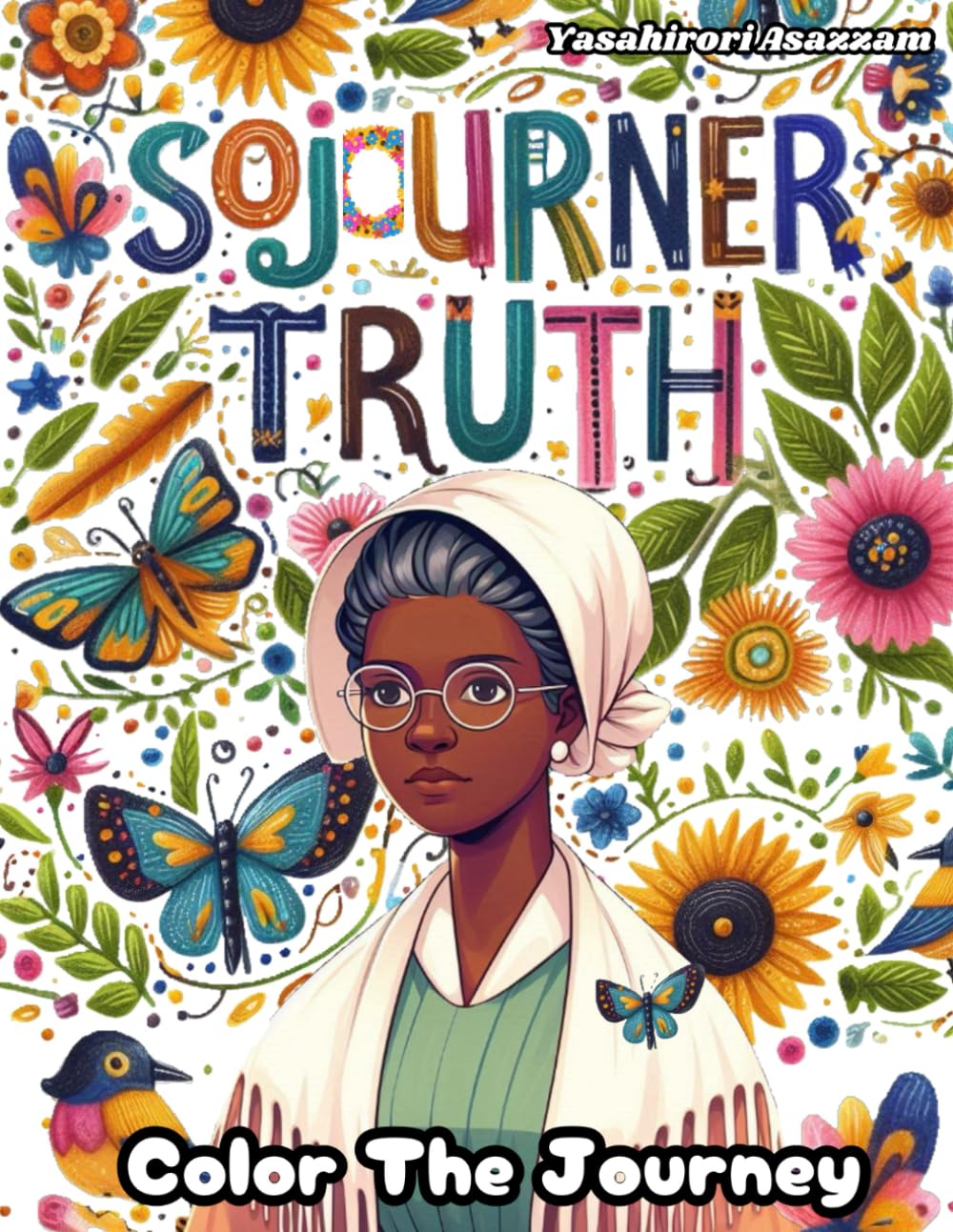 Sojourner Truth: Color The Journey (Pan African Heroes Coloring Books)