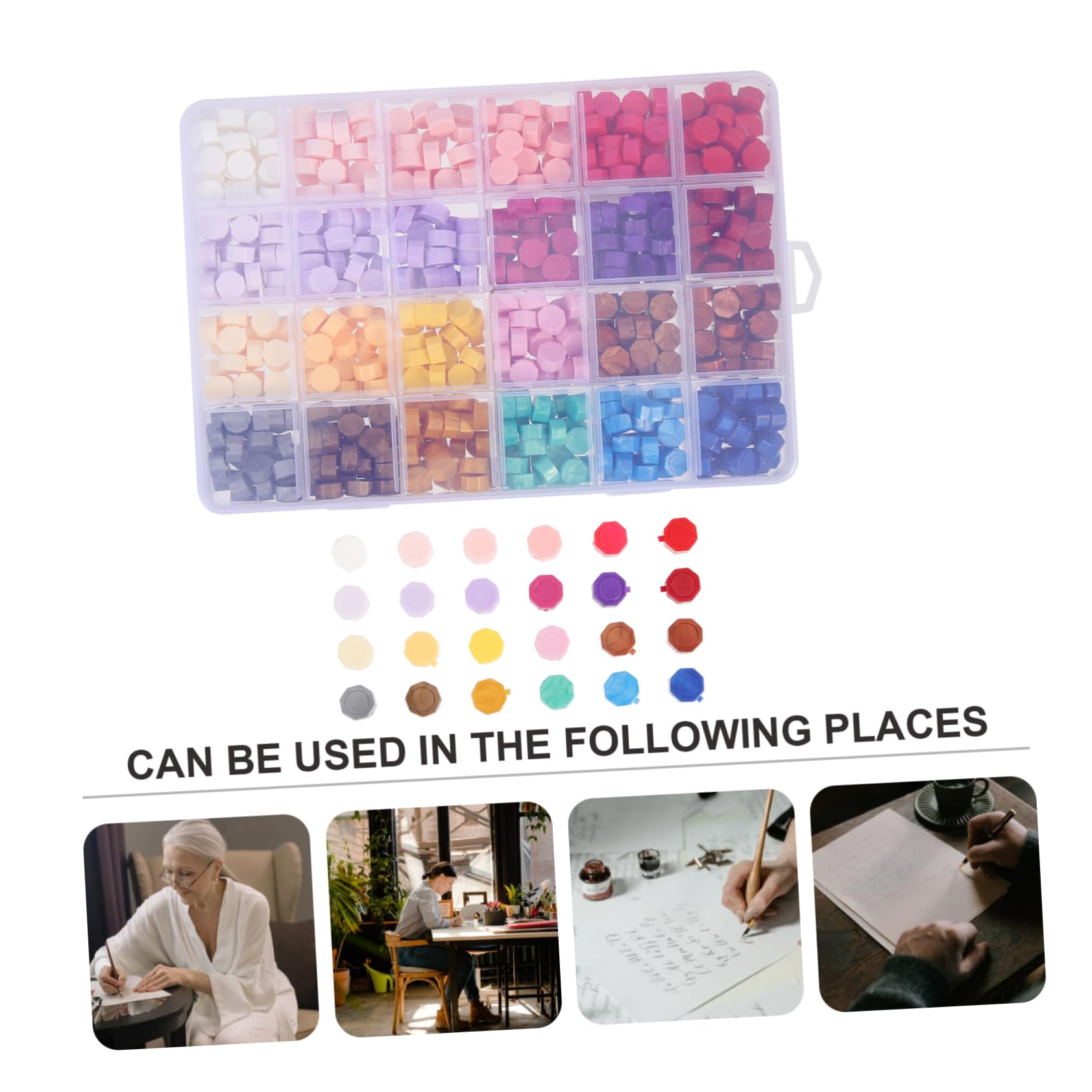 Cuentas de Lacre para Sellar Sobres, 1 Caja, para Tarjetas