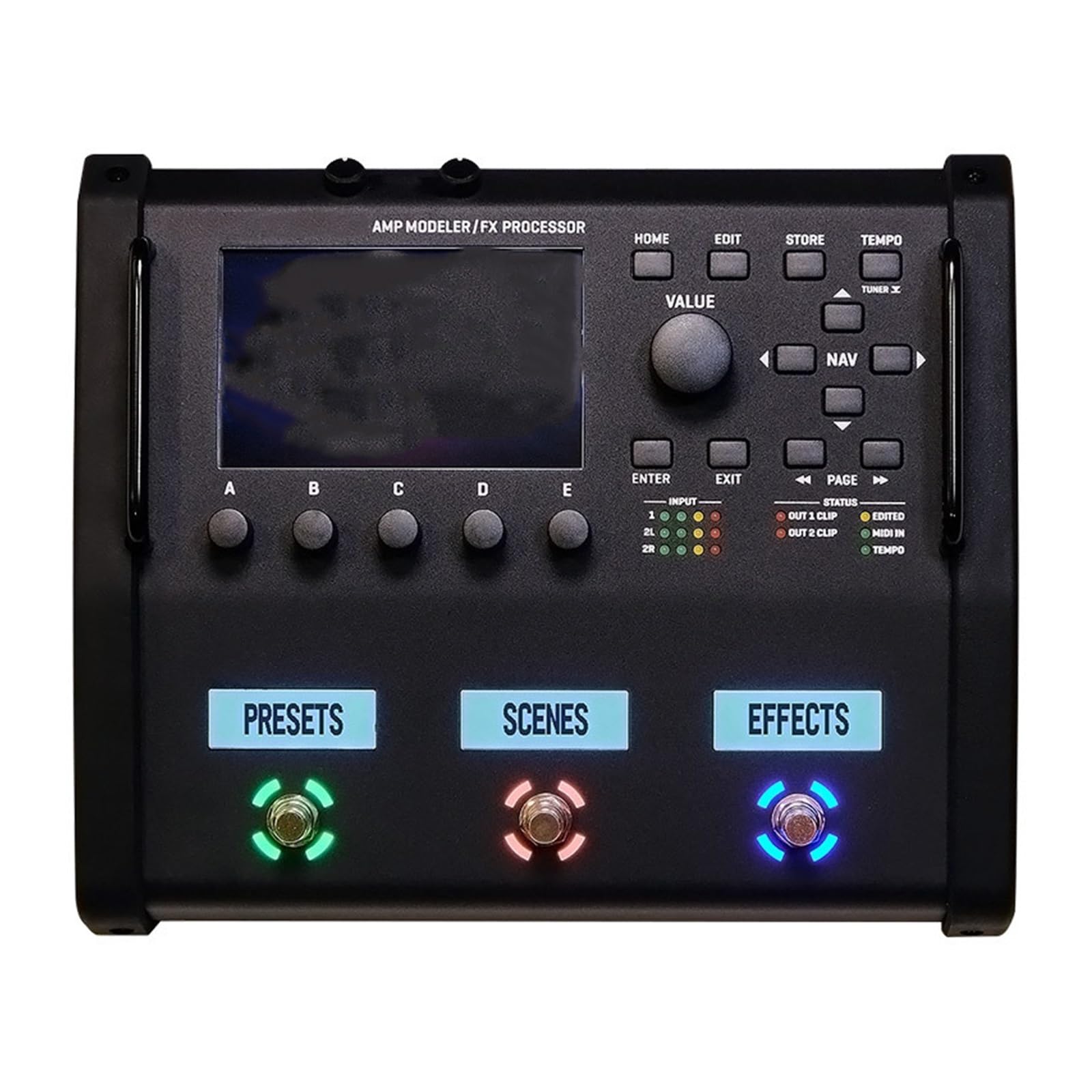 Wzmacniacz Efektów Gitarowych Multi Effects Z Symulacją Opóźnienia I Pogłosu Akcesoria