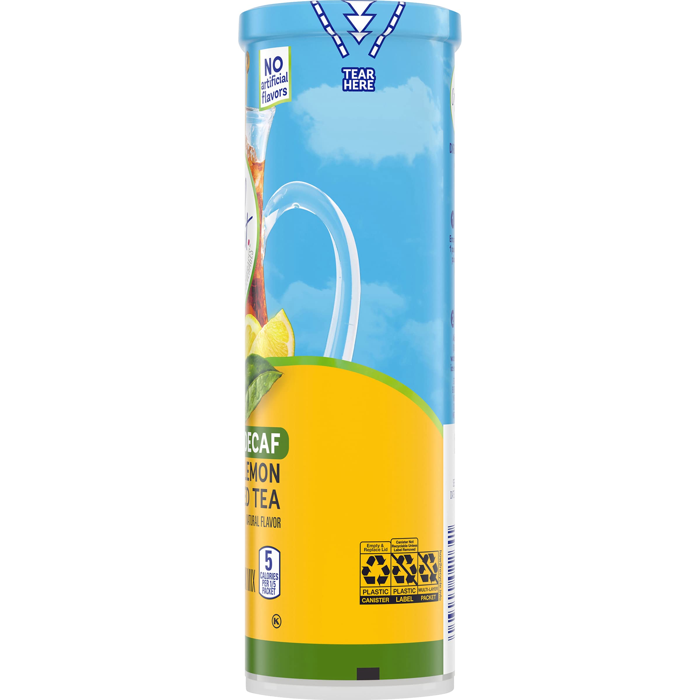 Amazon.com : Crystal Light Iced Tea Decaffeinated Lemon Natural