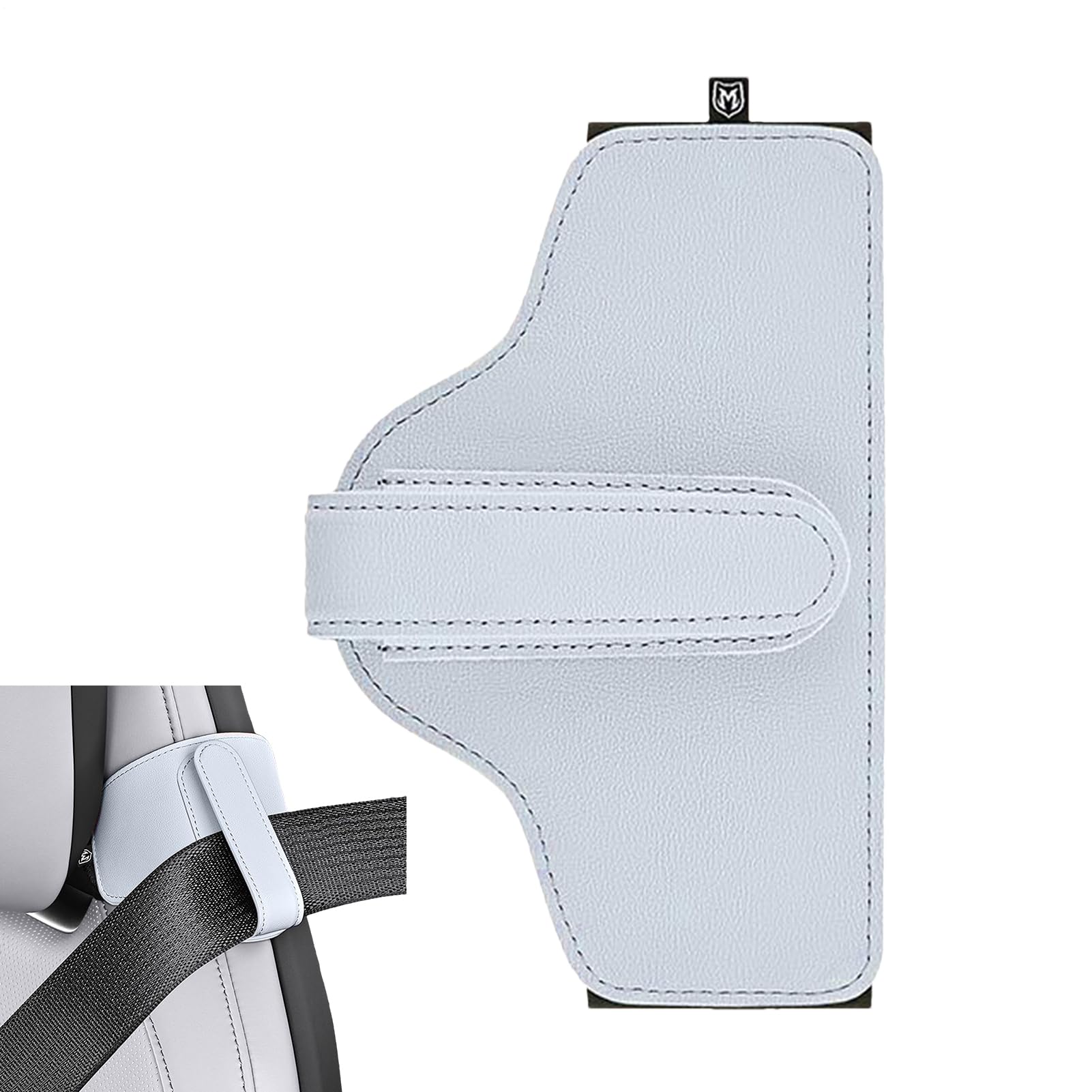 Universal Car Seatbelt Fixator, Adhesive Vehicle Belt Holder, Front Rear Safety Accessory, Interior Seatbelt Adjuster, Comfortable Driving Guide, Secure Restraint Clip for Adults
