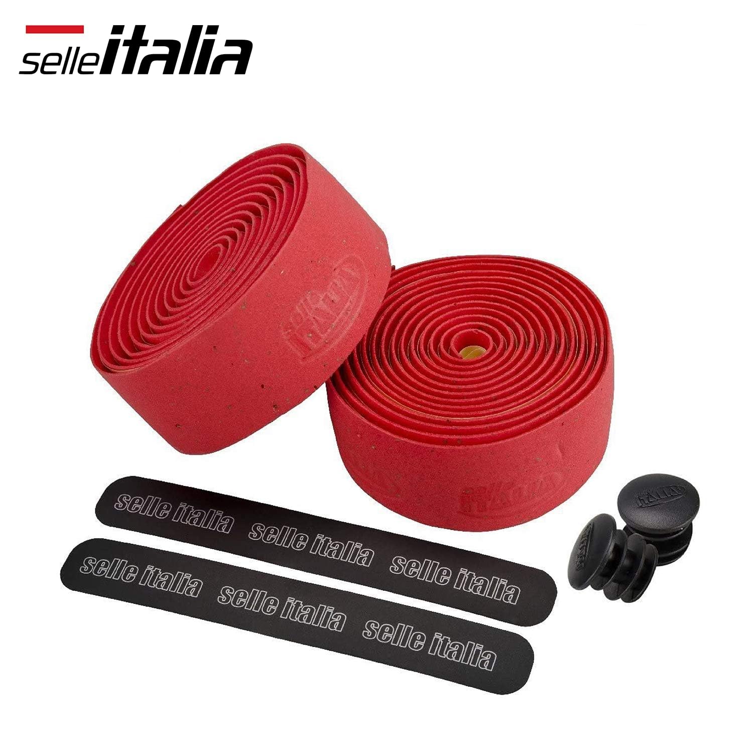 Selle Italia SMOOTAPE CORSA - Nastro Manubrio Bici da Corsa in EVA e Sughero - Pack da 2 Nastri, Rosso