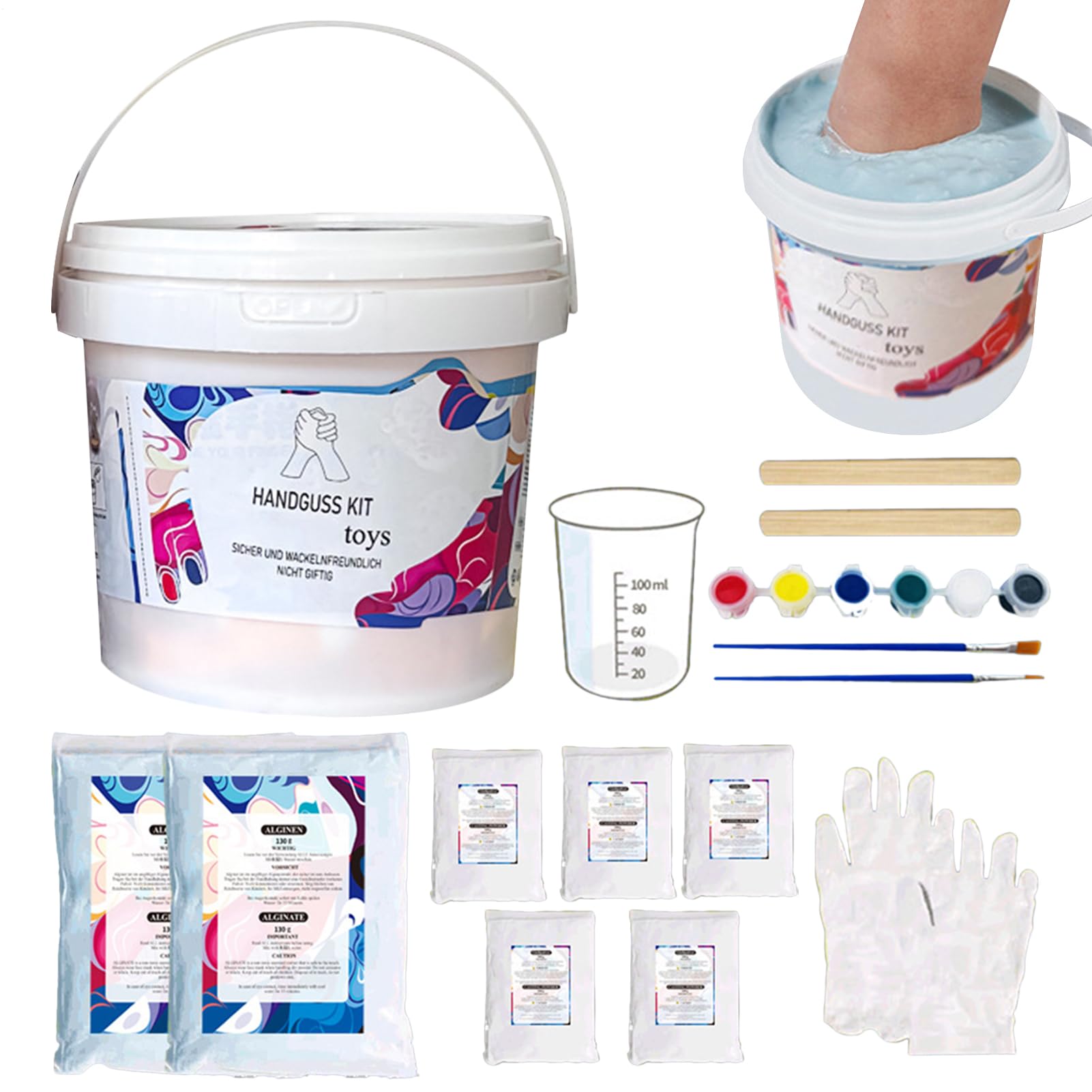 Kit Della Mano Decorazione per la Casa Realistica Romantica e Sicura
