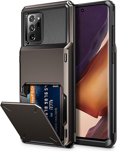 Miniatura 7 de Vofolen Funda para Galaxy Note 20 Ultra Tarjetero Cartera 4-Card Flip Cover Ranura de Crédito Bolsillo Trasero Hombres Doble Capa Protectora Hybrid