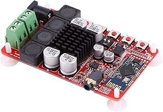 50W 2 Bluetooth V4.0 Audio Receiver TDA7492 Dual Channel DC 8V-25V 4/6/8 Ohm Integrated Digital Power Amplifier Board for Strengthening Audio Signals