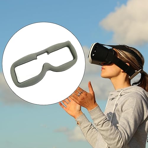 Miniatura 3 de Almohadillas de espuma para Fatshark FPV Headset Video Gafas Gafas Reemplazar la placa frontal Esponja Pegado Cómodo Piezas de repuesto