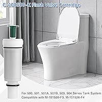 Vista 6 de Paquete de 2 cartuchos de válvula de descarga C-100500-K, para cartuchos 500, 501, 501A, 501B, 503, 504, 503/504, cartucho compatible con tanque