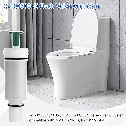 Miniatura 4 de Conjunto de cartucho de válvula de descarga C-100500-K, para sistema de tanque serie 500, 501, 501A, 501B, 503, 504, compatible con tanque de