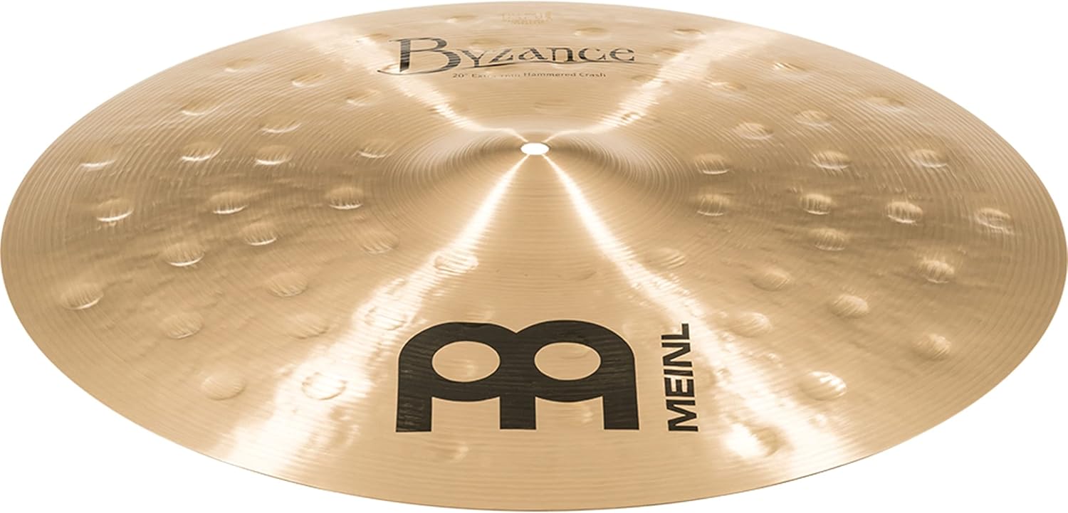 Byzance 20" Traditional Extra Thin Hammered Crash — MADE IN TURKEY — Hand Hammered B20 Bronze, 2-YEAR WARRANTY