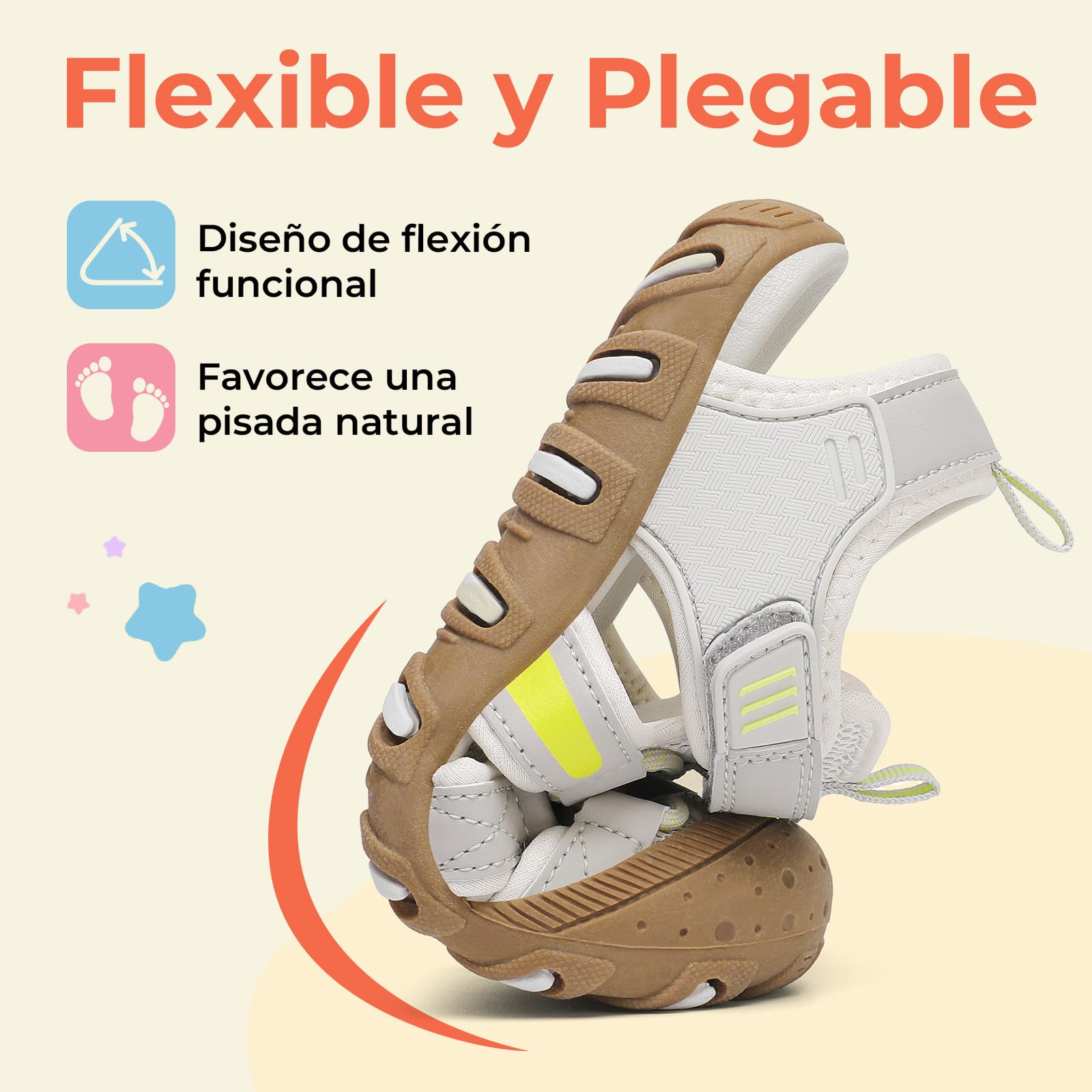 SAGUARO Sandalias Niña de Verano para Trekking y Senderismo,Talla 25-38