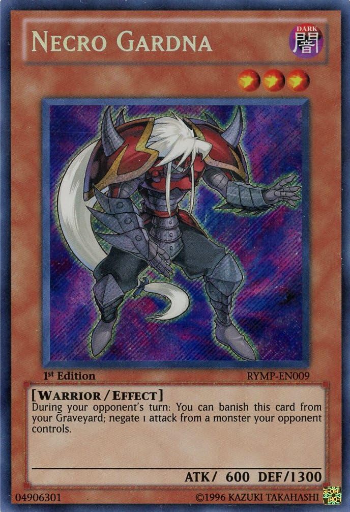YU-GI-OH! - Necro Gardna (RYMP-EN009) - Ra Yellow Mega-Pack - 1st Edition - Secret Rare