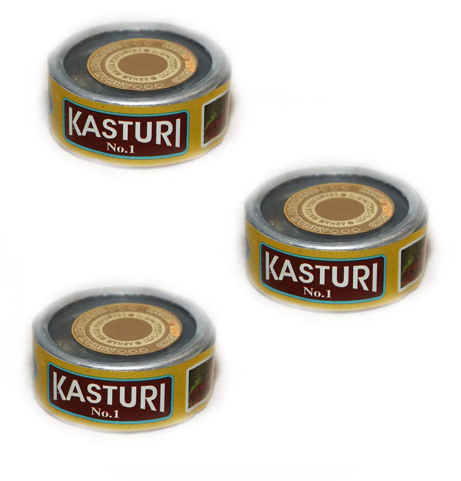 BILRIZA FRAGRANCE Kasturi Paste Attar Long Lasting Unique Fragrance (PERFUME) Men & Women Herbal Attar (Pack of 3)