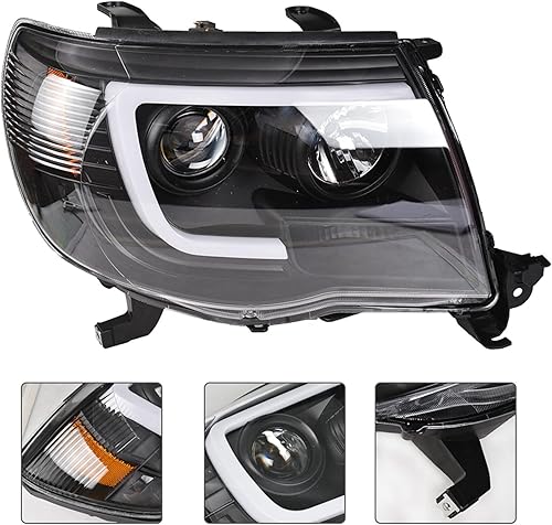 Miniatura 3 de labwork Par de faros delanteros de repuesto para Toyota Tacoma 2005-2011 (lado del pasajero y del conductor)