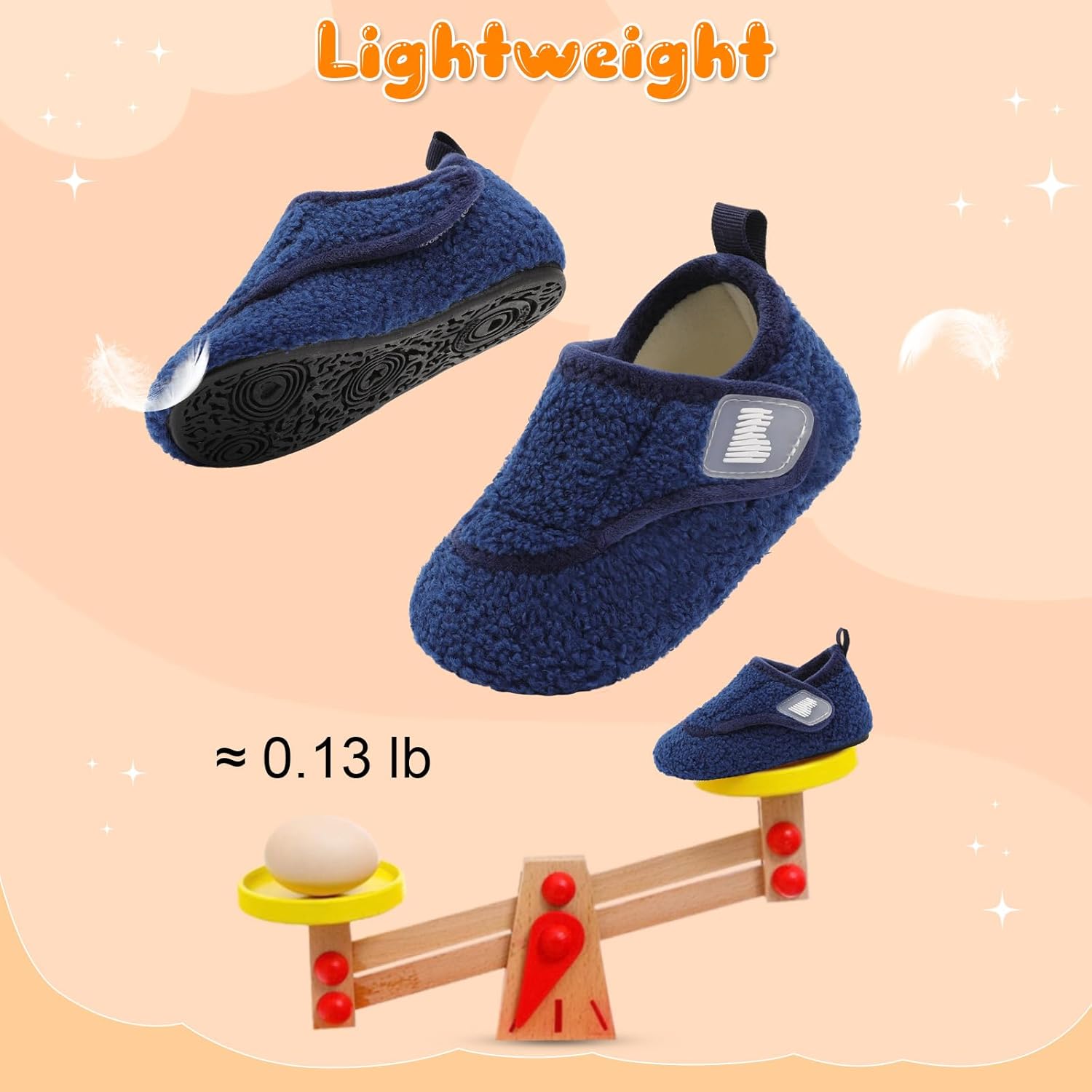 BARERUN Toddler Slippers Boys Girls House Shoes Warm Kids Slippers With Non-Slip Rubber Sole Fuzzy Cozy Walking Shoes Indoor/Outdoor - Image 7