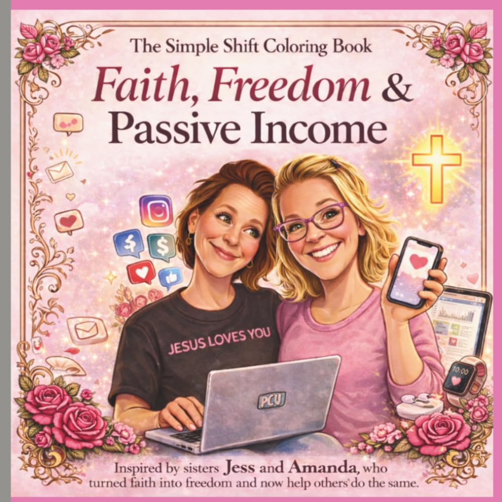 The Simple Shift Coloring Book: Faith, Freedom & Passive Income