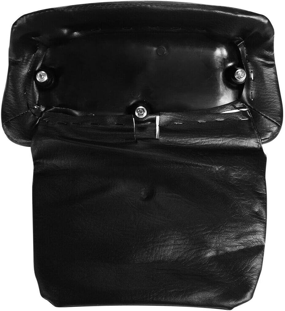 TCMT Chopped Black Latches Trunk Backrest Pad Detachable Mounting Rack Fit For Harley 2014-2025 Touring CVO Road King Road Glide Street Glide Electra Glide Pack