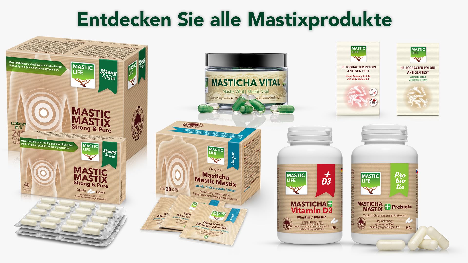 Mastyks Strong&Pure Economy Pack (240 kapsułek) Masticlife